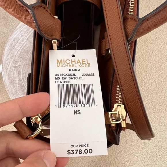 Michael Kors Medium Satchel Cognac - Picture 8 of 8